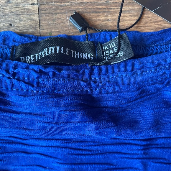 PrettyLittleThing Blue Maxi Skirt - Picture 4 of 4